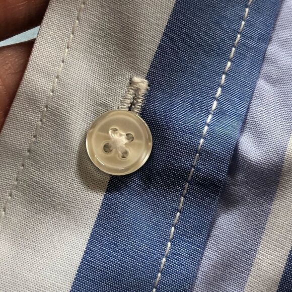 New Slate & Stone Pastel Stripe Short Sleeve Shirt - Picture 7 of 9